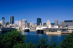 Montral Skyline und St. Lawrence River   Tourisme Montral, Stphan Poulin